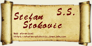 Stefan Stoković vizit kartica